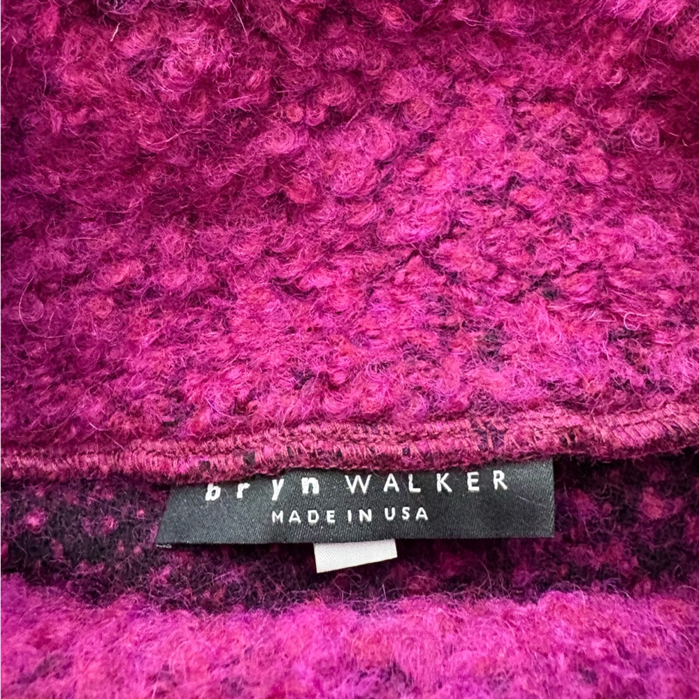 Bryn Walker Boucle Cowl Neck Wool Blend Sleeveless Sweater Small - Picture 9 of 14